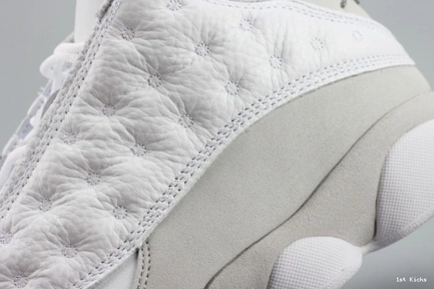 1st Kicks 310810-100 mens 13 Air white Money Jordan LowPure 0722